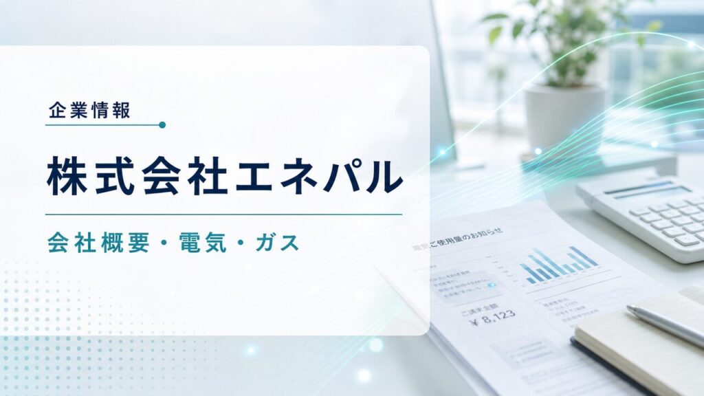 株式会社エネパルの会社概要とパルパワー