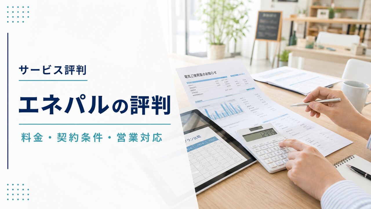 エネパルの評判と料金・契約条件