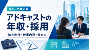 アドキャストの年収と採用情報
