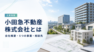 小田急不動産株式会社の会社概要と事業内容