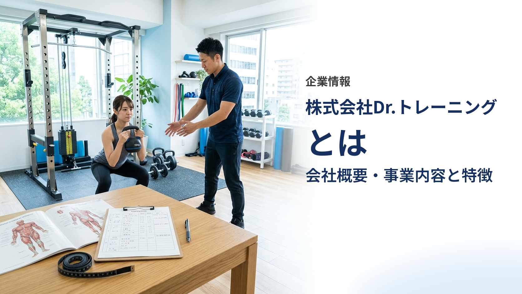 株式会社Dr.トレーニングの企業紹介記事のアイキャッチ